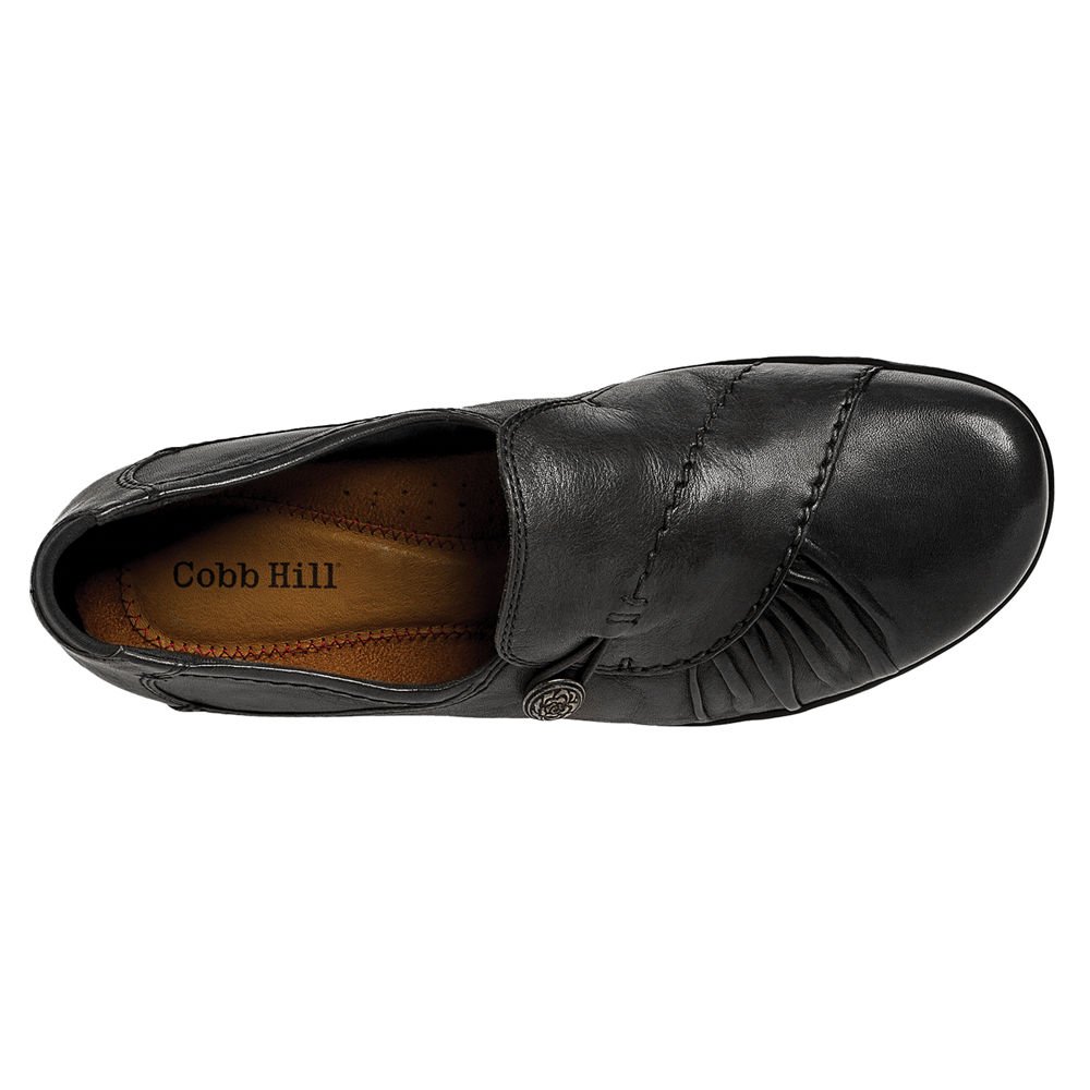 Rockport Slip-On For Womens Black - Cobb Hill Paulette - VY5098713